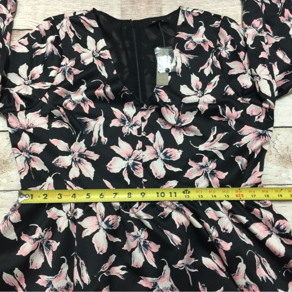 MADEWELL Moonblossom Ruffle Sleeve Pink Orchid Dress - Picture 4 of 5